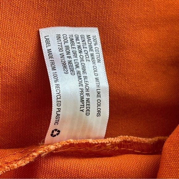 NWT Women' Cropped Canva Surplus Shacket - Wild Fable™ rust with corduroy collar - Picture 12 of 12